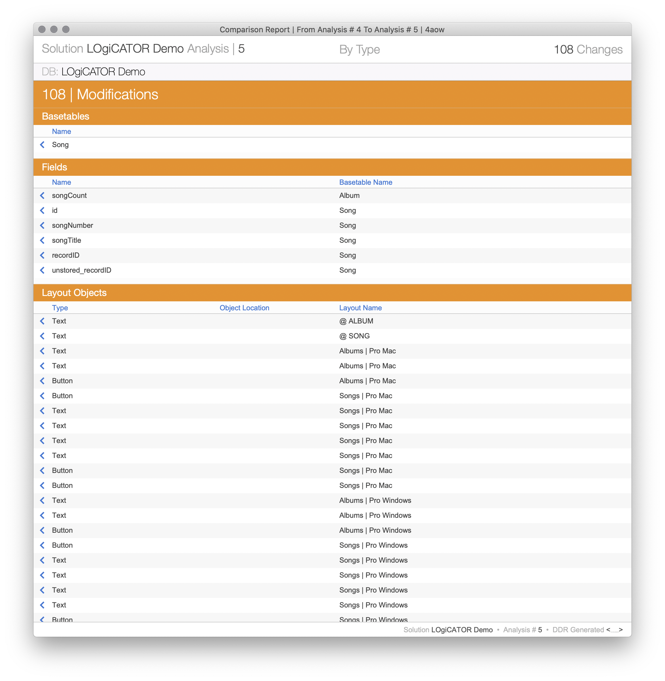 InspectorPro 7 Comparison Report