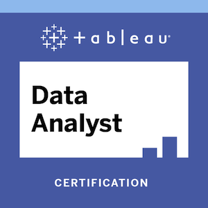 Tableau Data Analyst - Certification logo