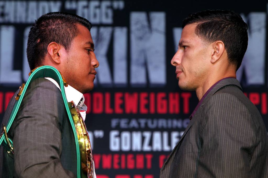 Cara a cara en Los Ángeles Mcwilliams Arroyo y Chocolatito González