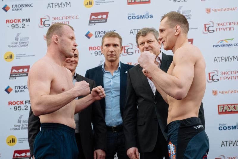 Alexander "Storm" Shlemenko (51-9-0, M-1: 2-0-0), Russia 184 ½ lbs. (83.8 kg) vs. Vyacheslav Vaselevsky (27-3-0, M-1: 10-1-0), Russia 184 ½ lbs. (83.8 kg)