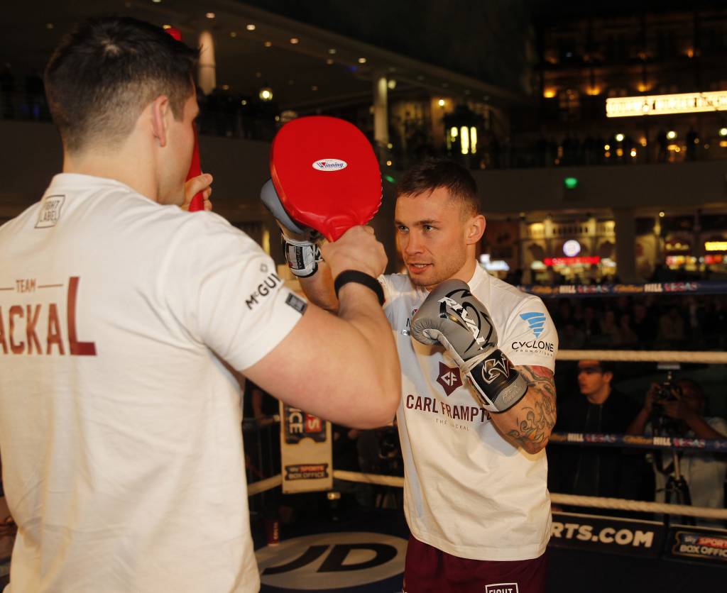 Undefeated 122-pound IFB world champion Carl Frampton (21-0, 14 KOs), of Belfast, Ireland