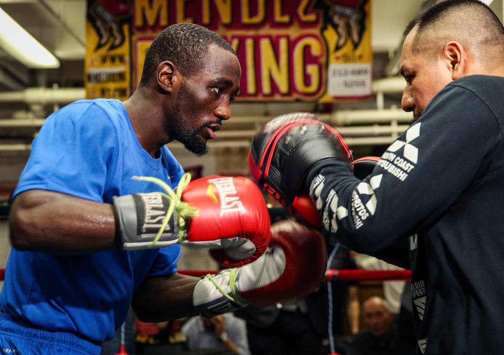 El invicto campeón Jr. Welter Terence 'Bud' Crawford