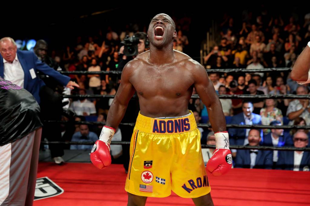 Light heavyweight world champion Adonis "Superman" Stevenson