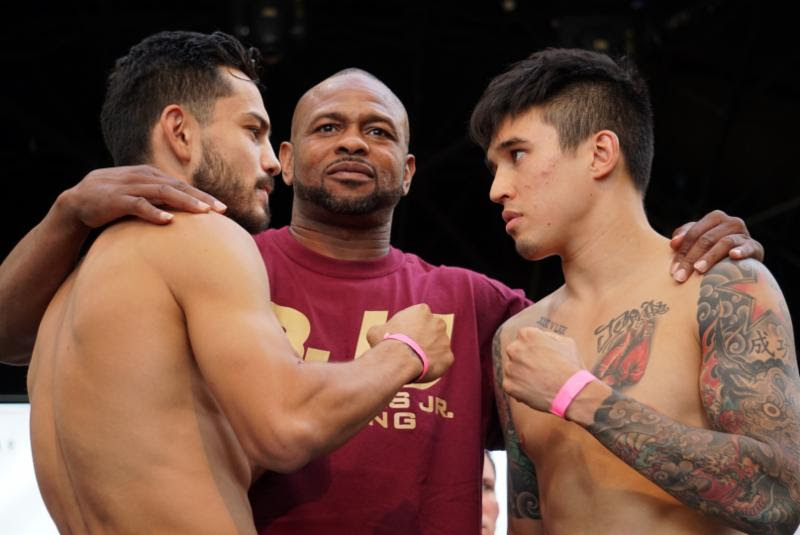 Emmanuel Robles (15-0-1, 5 KOs), San Diego, CA 140 lbs. Steve Claggett (23-4-1, 16 KOs), Calgary, Alberta, Canada 140 lbs.