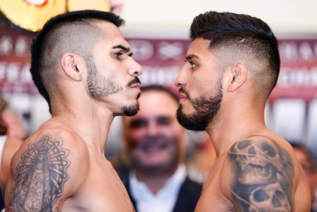 Pesaje Oficial: Jesus Andres Cuellar 124 vs Abner Mares 126