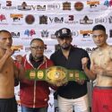 Pajarito Estrada Jr. y Orlando Candelas, en peso y listos para disputar el campeonato edomex