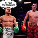 Canelo Álvarez vuelve a mencionar los 200 millones para evadir a Benavidez