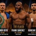 Usyk escapa del susto; Frank Sánchez firma el ko de la noche, Sheeraz es campeón del mundo