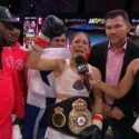 Super estrella panameña Nataly Delgado se consagra como campeona mundial supermosca AMB en Orlando, Florida