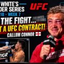 Callum Connor Earns UFC Contract Despite Loss in DWCS WAR | Post-Fight Presser