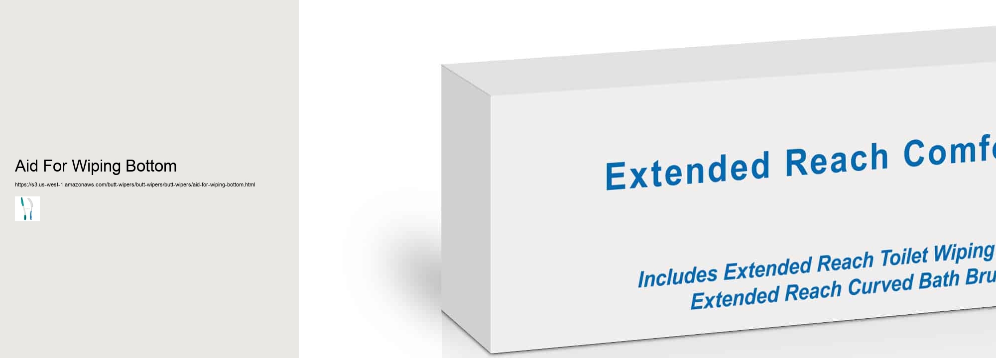 Aid For Wiping Bottom