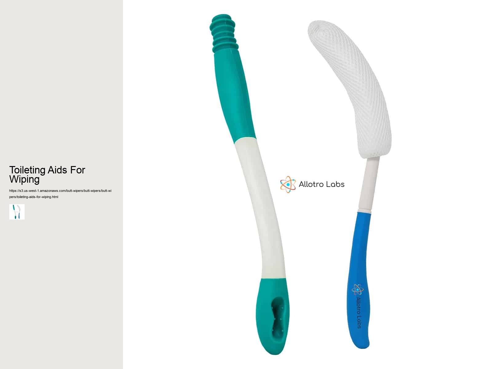 Toileting Aids For Wiping