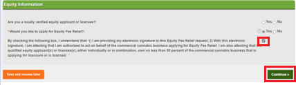 View larger screenshot of Equity Information