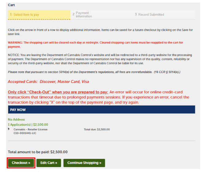 paying by card