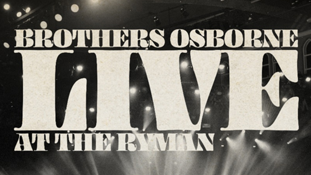 New Album "Live At The Ryman" - Available October 11