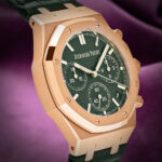 Audemars Piguet Royal Oak Chronograph 26240OR.OO.D404CR.02 Chronograph Rose Gold Green Dial - Image 4