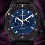 Hublot Classic Fusion Chronograph Ceramic Blue Dial 520.CM.7170.CM