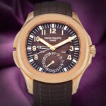 Patek Philippe Aquanaut Travel Time Rose Gold 5164R-001 Brown Dial