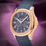 Patek Philippe Aquanaut Luce 5261R-001 Annual Calendar Rose Gold Blue-Gray Dial Moon - Image 4