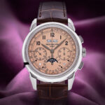 Patek Philippe Perpetual Calendar Chronograph Grand Complications 5270P-001 Platinum Salmon Dial - Image 2