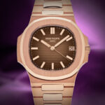Patek Philippe Nautilus 40mm 5711/1R-001 18k Rose Gold Brown Dial
