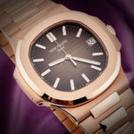 Patek Philippe Nautilus 40mm 5711/1R-001 18k Rose Gold Brown Dial - Image 3