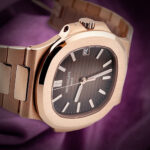 Patek Philippe Nautilus 40mm 5711/1R-001 18k Rose Gold Brown Dial - Image 4