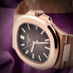 Patek Philippe Nautilus 40mm 5711/1R-001 18k Rose Gold Brown Dial - Image 5
