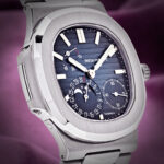 Patek Philippe Nautilus 5712/1A-001 Stainless Steel Blue Dial Moon Phases - Image 3