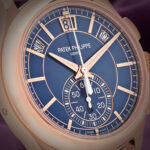 Patek Philippe Annual Calendar Chronograph Complications Flyback 5905R-010 Blue Dial/Strap - Image 3