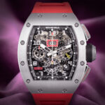 Richard Mille RM 011 Chronograph Felipe Massa RM011 AK Ti Red Strap - Image 2