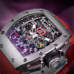 Richard Mille RM 011 Chronograph Felipe Massa RM011 AK Ti Red Strap - Image 4