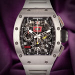 Richard Mille RM 011 Chronograph Felipe Massa RM011 AK Ti White Strap