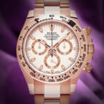 Rolex Daytona 116505 18k Everose Gold Ivory White Dial Cosmograph Daytona