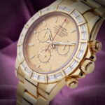 Rolex Daytona 116568BR Baguette Diamond Bezel 18k Yellow Gold Daytona - Image 4