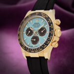 Rolex Daytona 126518LN 18k Yellow Gold Turquoise Dial Cosmograph Daytona - Image 4