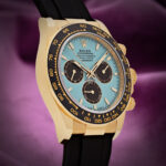 Rolex Daytona 126518LN 18k Yellow Gold Turquoise Dial Cosmograph Daytona - Image 5