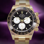 Rolex Daytona 126528LN Le Mans Yellow Gold Black Dial Cosmograph Daytona