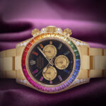 Rolex Daytona 126598RBOW Rainbow Yellow Gold Black Dial Cosmograph Daytona - Image 4