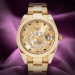 Rolex Sky-Dweller 326938 Yellow Gold Champagne Dial Arabic Numerals - Image 2
