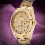 Rolex Sky-Dweller 326938 Yellow Gold Champagne Dial Arabic Numerals - Image 4