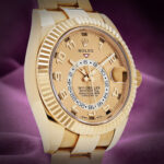 Rolex Sky-Dweller 326938 Yellow Gold Champagne Dial Arabic Numerals - Image 5