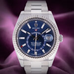 Rolex Sky-Dweller 336934 42mm Stainless Steel Oyster Bright Blue Dial - Image 2