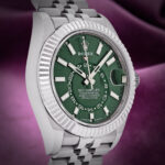 Rolex Sky-Dweller 336934 42mm Stainless Steel Green Dial Jubilee - Image 5