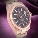 Rolex Sky-Dweller 336935 42mm Rose Gold Oyster Slate Dial - Image 4