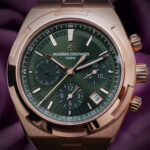 Vacheron Constantin Overseas Chronograph Automatic Rose Gold 42mm 5520V/210R-B966 with Green Dial