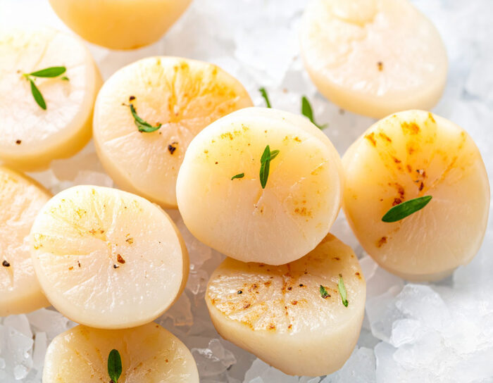 2 x Jumbo Dry Scallops Pack 1 lb. - Image 1