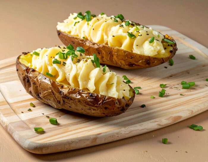 6 x Twice Baked Potato Halves - Image 1