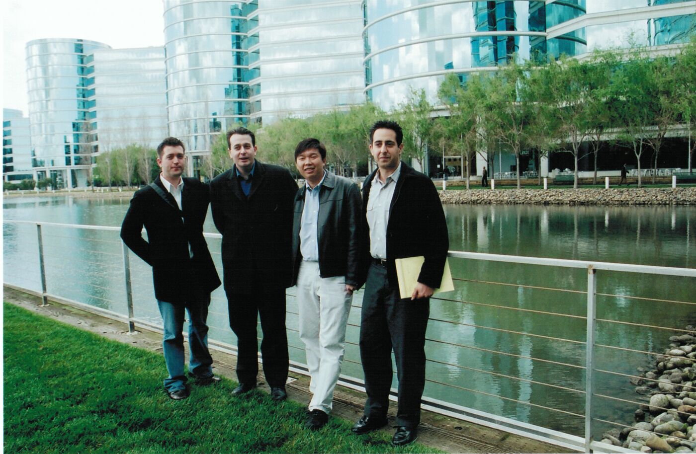 With the Oracle team at Oracle HQ, Redwood Shores