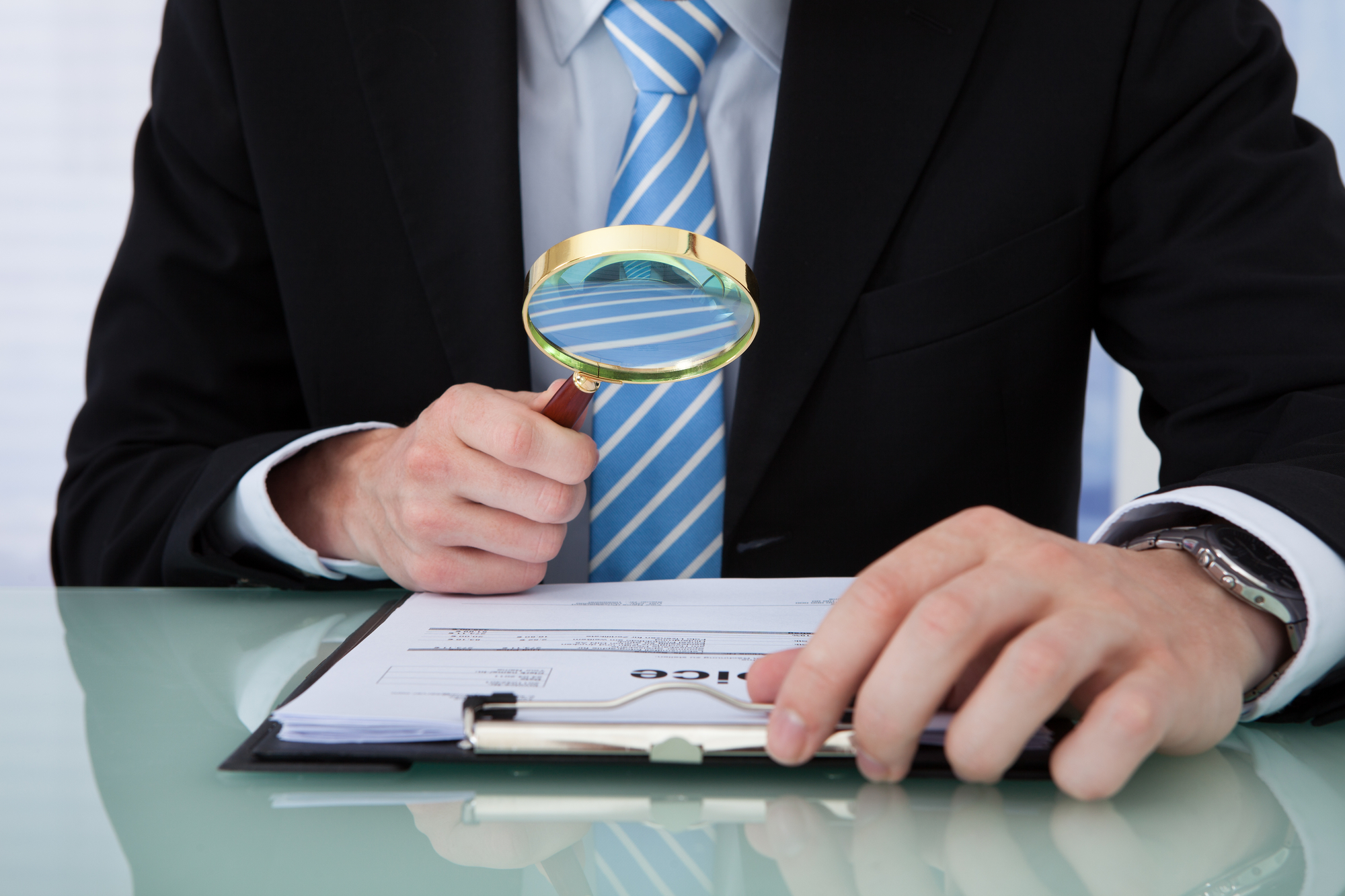 Examining Documents Through Magnifying Glass